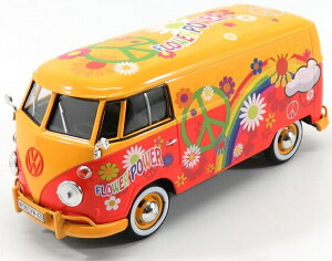 VOLKSWAGEN T1 TYPE 2 o FLOWER PROWER 1962 IW bh/ Motor Max 1/24 ͌^