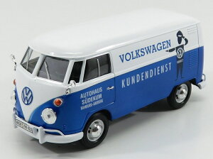 VOLKSWAGEN T1 TYPE 2 バン KUNDENDIENST VOLKSWAGEN 1962 ブルー ホワイト/ Motor Max 1/24 模型