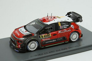 Citroen C3 WRC �����[�h�C�c 2017 2�� A.Mikkelsen A.Jaeger/ Spark 1/43 �~�j�J�[