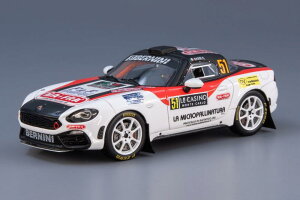 Abarth 124 Rally RGT 51���� �����[�����e�J���� 2022 Alberto Sassi Gabriele Romei/ Spark 1/43 �~�j�J�[