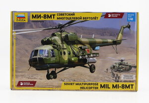 HELICOPTER MIL MI-8MT ソビエト 多目的 ヘリコプター ミリタリー 1967/ ZVEZDA 1/48 ミニカー
