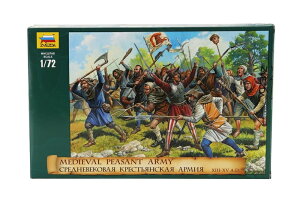 ACCESSORIES 中世 農民軍 1500/ ZVEZDA 1/72 ミニカー