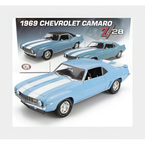 Chevrolet Camaro Z 28 �N�[�y 1969 ���C�g�u���[ �z���C�g A1805732/ ACME 1/18 �~�j�J�[