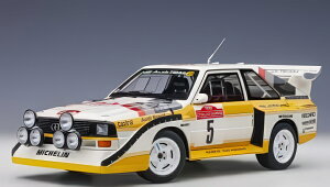 Audi Quattro Sport E2 S1 (�i�C�g�o�[�W����) #5 �E�B�i�[ �����[ Sanremo 1985 �C�G���[ �z���C�g ���b�h AA88503/ AUTOart 1/18 �~�j�J�[