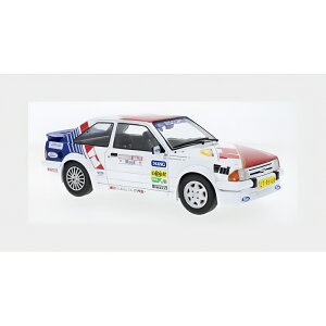 Ford England Escort Mkiii Rs �^�[�{ #35 �����[ Hunsruck 1985 �z���C�g ���b�h �u���[ 18422/ MCG 1/18 �~�j�J�[