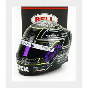 Bell �w�����b�g Casco �w�����b�g F1 Guanyu Zhou �`�[�� Stake Kick Sauber #24 �V�[�Y�� 2024 �u���b�N MH4100312/ MINI HELMET 1/2 �~�j�J�[