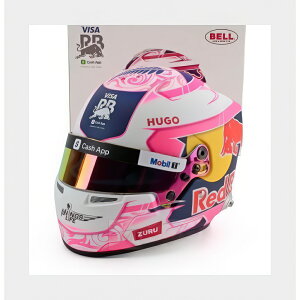 Bell �w�����b�g Casco �w�����b�g F1 Liam Lawson �`�[�� Visa Cash App Racing Bulls #30 �V�[�Y�� 2025 �s���N �z���C�g �u���[ MH4100417/ MINI HELMET 1/2 �~�j�J�[