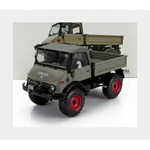 Mercedes Benz Unimog U406 �g���b�N 1966 ���C�g�u���E�� 450061400/ Schuco 1/18 �~�j�J�[