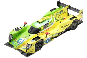 Oreca Gibson 07 Gk428 4.2L V8 `[ Inter Europol Competition 43 24H Le Mans 2022 D Heinmeier Hansson F Scherer P Fittipaldi Con Vetrina Special Box Light Green Yellow 18S814/ Spark 1/18 ~jJ[