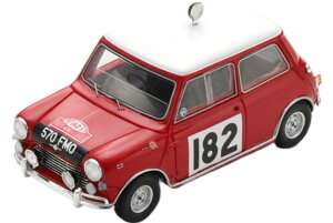 Morris Mini Cooper S #182 4Th �����[ Montecarlo 1964 T Makinen P Vanson ���b�h �z���C�g/ Spark 1/43 �~�j�J�[