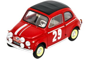 Steyr Puch 650Tr Closed Roof (Night Version) 29 Rally Montecarlo 1965 Sobieslaw Zasada Kazimierz Osinski Red Black S2133/ Spark 1/43 ~jJ[