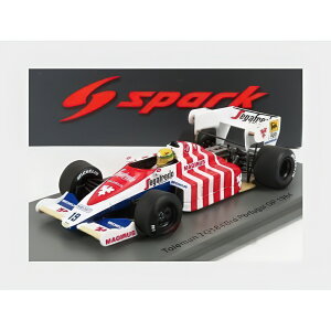 Toleman F1 Tg184 #19 3Rd Portugal Gp 1984 Ayrton Senna u[ zCg bh/ Spark 1/43 ~jJ[