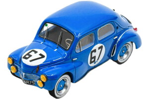 Renault 4Cv 1063 747Cc S4 �`�[�� Rnu Renault 67 24H Le Mans 1952 J Redele G Lapchin Blue S5222/ Spark 1/43 �~�j�J�[