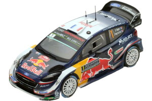 Ford England Fiesta Wrc �`�[�� M Sport Ford Wrt #1 �E�B�i�[ �����[ Montecarlo 2018 S Ogier J Ingrassia �u���[ ���b�h �C�G���[/ Spark 1/43 �~�j�J�[