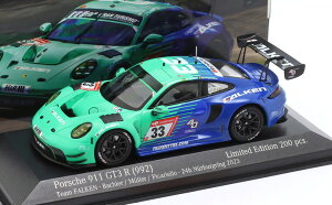 �y�\��zPORSCHE 911 992 GT3 R �`�[��FALKEN MOTORSPORTS N33 �j�����u���N�����N24���� 2023 �A���b�V�I�E�s�J���G�b�� �N���E�X�o�b�n���[ �X���F���E�~���[���[ �O���[���u���[ 200�����/ MINICHAMPS 1/43 