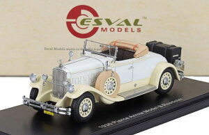 PIERCE ARROW Model B ���[�h�X�^�[ �I�[�v�� 1930 �x�[�W���z���C�g / ESVAL 1/43 �~�j�J�[