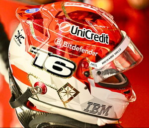 �y�\��z2026�N�����\��BELL HELMET F1 �w�����b�g �V�������E���N���[�� �`�[�� Ferrari HP N 16 ���X�x�K�XUSA GP 2025 �O���X���b�h�z���C�g / LOOKSMART 1/5 �~�j�J�[