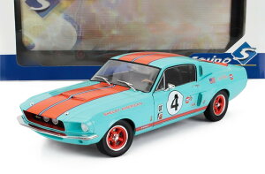 FORD USA MUSTANG SHELBY GT500 �g���r���[�g N4 1967 ���C�g�u���[�I�����W/ SOLIDO 1/18 �~�j�J�[