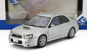 SUBARU IMPREZA WRX STi 2003 �V���o�[ / SOLIDO 1/18 �~�j�J�[