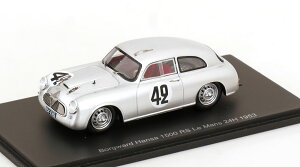Borgward Hansa�{���N���@���g�E�n���U 1500 RS No 42 24h Le Mans���E�}�� 1953 Hartmann/Brudes / Spark 1/43 �~�j�J�[