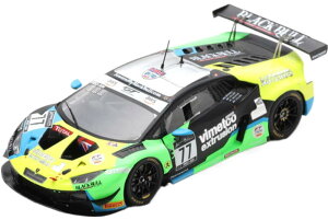 Lamborghini Huracan Evo Gt3 �`�[�� Barwell Motorsport 77 �E�B�i�[ Class Pro Am Cup 24H �X�p 2020 S Mitchell R Collard Jr R Collard Sr L Machitski Green Yellow Black SB381/ Spark 1/43 �~�j�J�[