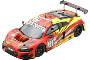 Audi R8 Lms Gt3 �`�[�� Audi Sport Wrt 37 4�� 24H �X�p 2021 N Muller R Frijns D Lind Orange Yellow SB432/ Spark 1/43 �~�j�J�[