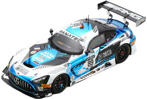 Mercedes Benz Amg Gt3 `[ Akka Asp 89 24H Xp 2021 L Auer T Boguslavskiy F Fraga White Blue Black SB438/ Spark 1/43 ~jJ[