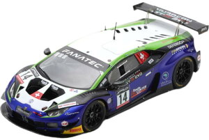 Lamborghini Huracan Gt3 Evo �`�[�� Emil Frey Racing 14 3�� Silver Cup Class 24H �X�p 2022 T Tujula S White K Lappalainen Blue Green SB510/ Spark 1/43 �~�j�J�[