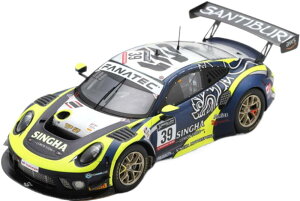 Porsche 911 991 2 Gt3 R �`�[�� Singha Racing 39 3�� Pro Am Cup Class 24H �X�p 2022 P Bhirombhakdi C Hamon T Sathienthirakul E Bamber SB519/ Spark 1/43 �~�j�J�[