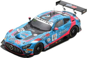 Mercedes Benz Amg Gt3 Evo 6.2L V8 `[ 2Seas Motorsport 60 24H Xp 2024 Frank Bird Isa Al Khalifa Martin Kodric Lewis Williamson SB817/ Spark 1/43 ~jJ[