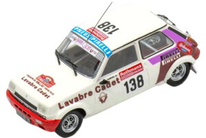 Renault R5 Alpine Turbo Gr.2 138 Rally 1000 Pistes De Canjuers 1983 D Auriol J Y Tissiot White Red SF174/ Spark 1/43 ~jJ[