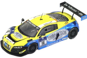 Audi R8 Lms Ultra #16 10Th 24H Adac Nurburgring 2014 �C�G���[ Fluo Chrome �u���[/ Spark 1/43 �~�j�J�[