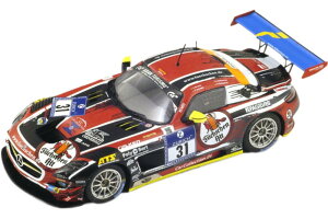 Mercedes Benz Sls Amg Gt3 `[ Car Collection Motorsport 31 Adac Nurburgring 2014 P Schmidt C Bracke H Schmersal H Felbermayr Red Black SG157/ Spark 1/43 ~jJ[