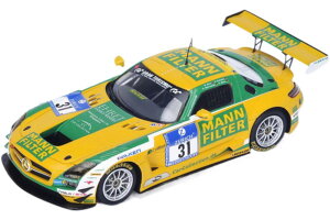 Mercedes Benz Sls Amg Gt3 `[ Car Collection Motorsport #31 24H Nurburgring 2015 CG[ O[/ Spark 1/43 ~jJ[
