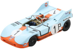 Porsche 908 3 Spider �`�[�� Gulf 1 2�� 1000Km Nurburgring 1971 P Rodriguez J Siffert Light Blue Orange SG519/ Spark 1/43 �~�j�J�[