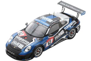 Porsche 911 991 2 Gt3 �`�[�� Muhlner Motorsport #62 �E�B�i�[ Sp 7 Class 24H Nurburgring 2019 �u���[ �u���b�N/ Spark 1/43 �~�j�J�[