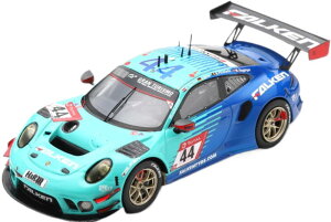 Porsche 911 991 2 Gt3 �`�[�� Falken Motorsport #44 24H Nurburgring 2021 �u���[ �O���[��/ Spark 1/43 �~�j�J�[