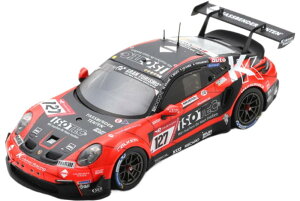 Porsche 911 991 2 Gt3 Cup �`�[�� Kkramer Racing 127 �E�B�i�[ Cup 2 Class 24H Nurburgring 2022 K Kramer C Bruck M Kranz Averemenko Red Black SG850/ Spark 1/43 �~�j�J�[