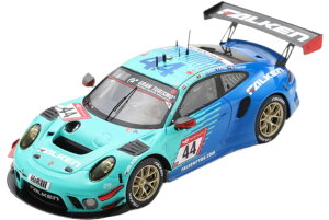 Porsche 911 991 2 Gt3 R �`�[�� Falken Motorsports 44 24H Nurburgring 2022 K Bachler A Picariello P Pilet M Ragginger Light Green Blue SG863/ Spark 1/43 �~�j�J�[