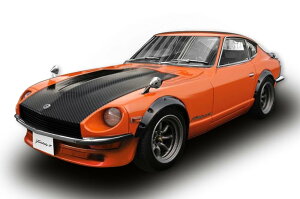 �y�\��zNISSAN �t�F�A���f�BZ (S30) �E�n���h�� 1970 �I�����W�J�[�{�� / Sun Star 1/18 �~�j�J�[