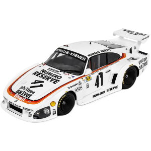Porsche�|���V�F 935 K3 Kremer Racing #41 Winner 24H Le Mans 1979 Klaus Ludwig Bill Whittington / Spark 1/18 �~�j�J�[