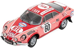 Renault Alpine A110 1800 60 Rally Montecarlo 1972 P Moss Carlsson E Crellin Pink Red S6109/ Spark 1/43 ~jJ[