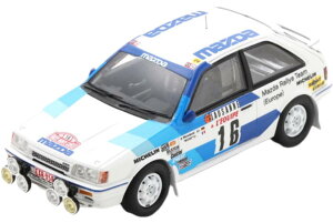 Mazda 323 �`�[�� Mazda Rally Europe (Night Version) 16 Rally Montecarlo 1986 A Warmbold Michele Petit Biche S6231/ Spark 1/43 �~�j�J�[