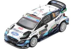 Ford England Fiesta Wrc �`�[�� MSport Ford Wrt 4 Rally Montecarlo 2020 E Lappi J Ferm White Blue S6553/ Spark 1/43 �~�j�J�[