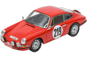 Porsche 911S 2.0L Coupe 219 3 Rally Montecarlo 1967 Vic Elford David Stone S6607/ Spark 1/43 ~jJ[