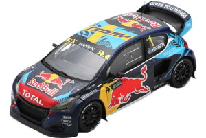 Peugeot 208 Wrx Red Bull �`�[�� Hansen 1 �E�B�i�[ Race 7 World Rx Spain 2020 T Hansen Blue Red Yellow S7880/ Spark 1/43 �~�j�J�[