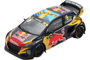 Peugeot 208 Wrx Red Bull `[ Hansen #9 3Rd [X 7 World Rx Spain 2020 K Hansen u[ bh CG[/ Spark 1/43 ~jJ[