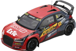 Audi S1 Wrx Quattro �`�[�� Kyb Jc #4 3Rd ���[�X 6 World Rx Lettonia 2020 R Larsson ���b�h �u���b�N/ Spark 1/43 �~�j�J�[
