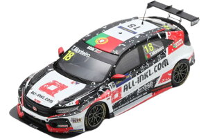 Honda Civic Type R Tcr `[ Munnich Mototrsport 18 2 Race 3 Hungaroring Wtcr 2020 Tiago Monteiro S8965/ Spark 1/43 ~jJ[