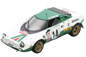 Lancia Stratos Hf 14 EBi[ Rally Montecarlo 1975 S Munari M Mannucci White Green Red S9078/ Spark 1/43 ~jJ[